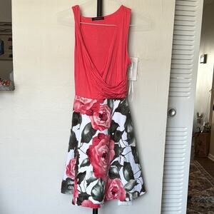 Pink Scoop Neck Sleeveless Mini Dress for Cocktail Events